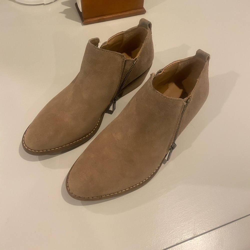Lucky Brand Suede Booties size 6.5